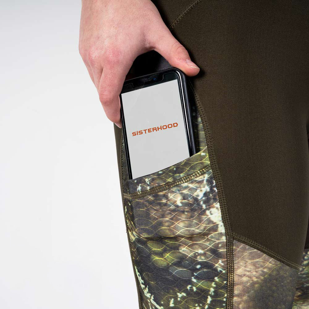 Women's SC Active Tights V1 - Bayleaf/TCF