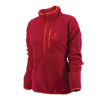 Women's Aurora Fleece Pullover - Crimson
