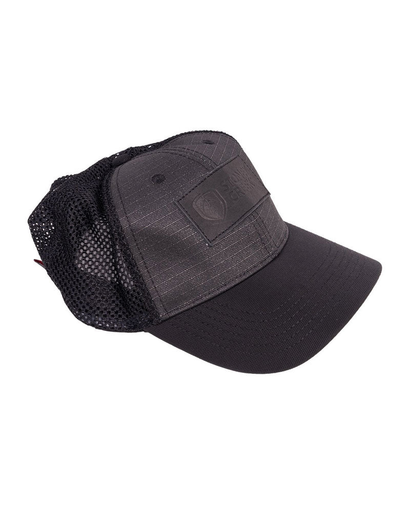 Black Shield Cap