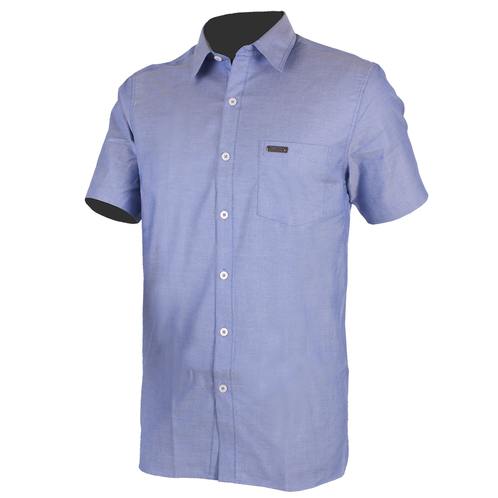 Men's Corporate Shirt Short Sleeve - Indigo