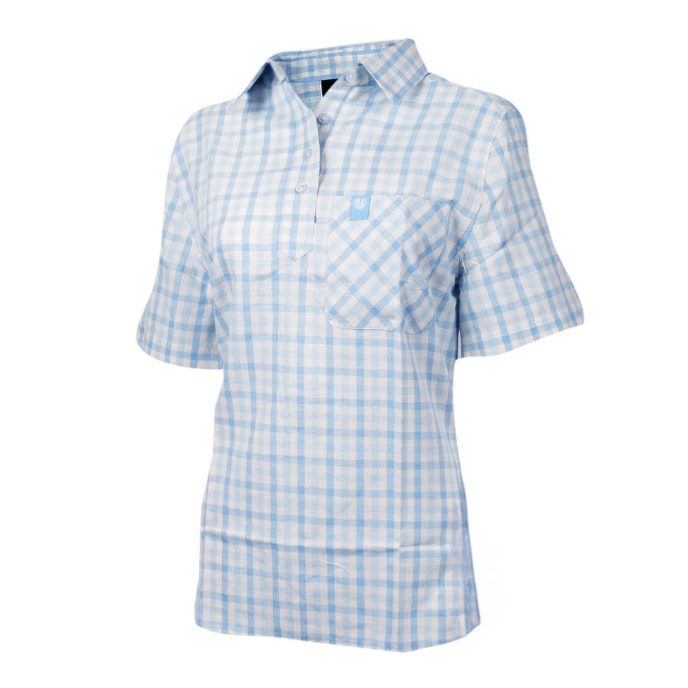 CheckChick Shirt - Country Blue