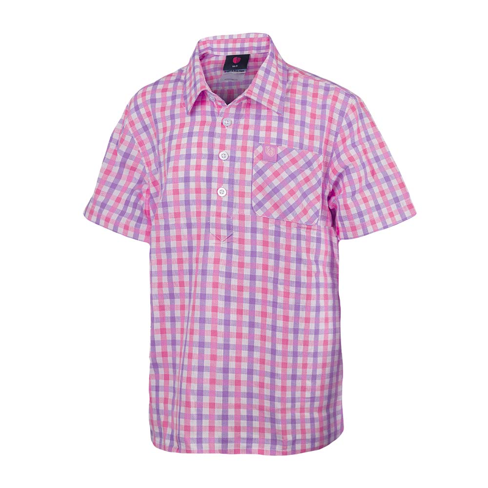 CheckKid Shirt - Dusted Marshmallow