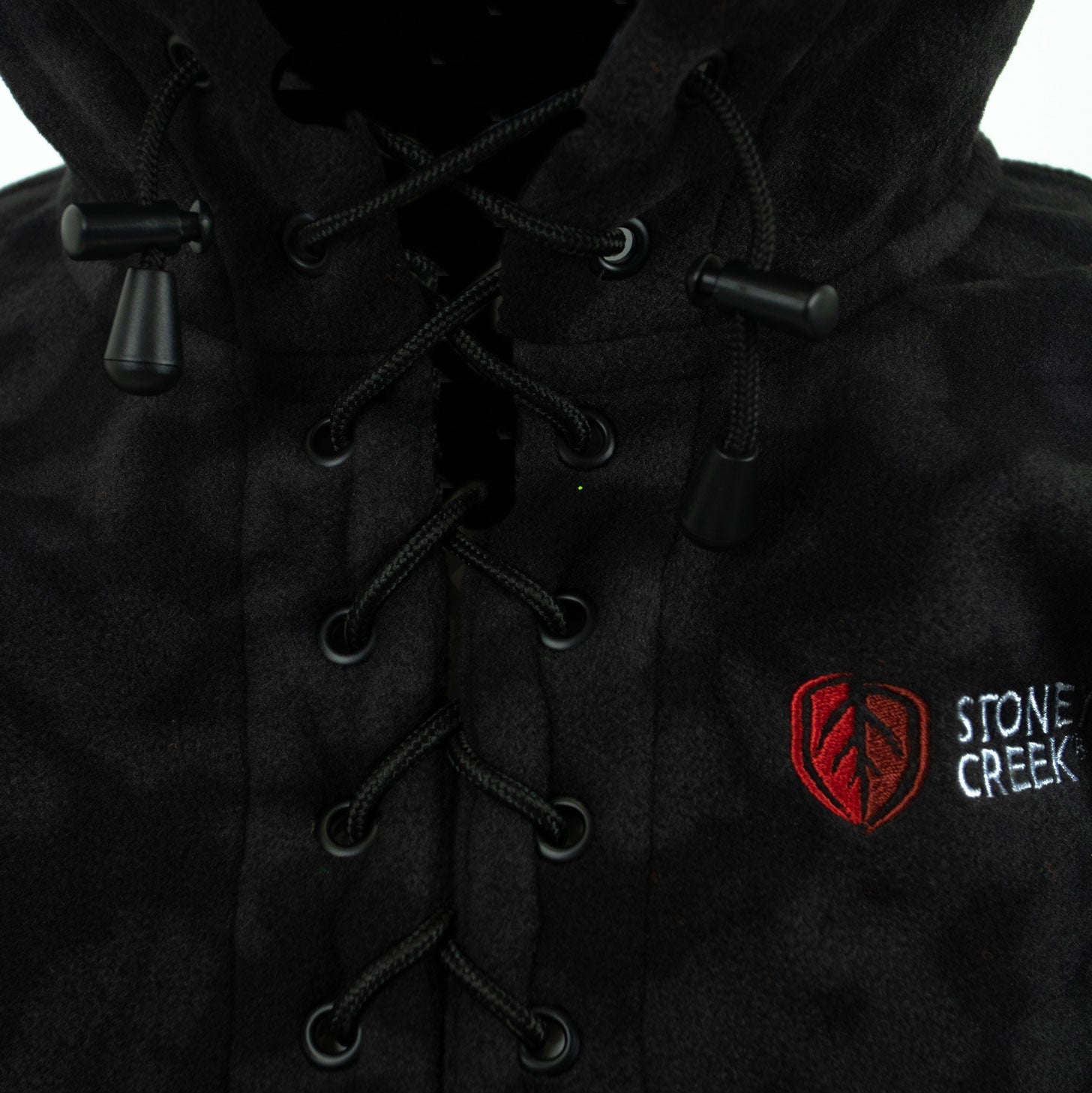 Kid's Fleece Lace Up Hoodie - Urban Camo