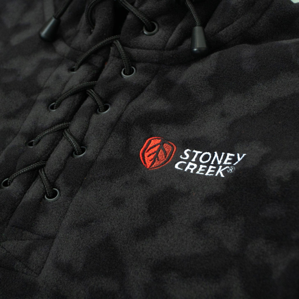 Kid's Fleece Lace Up Hoodie - Urban Camo