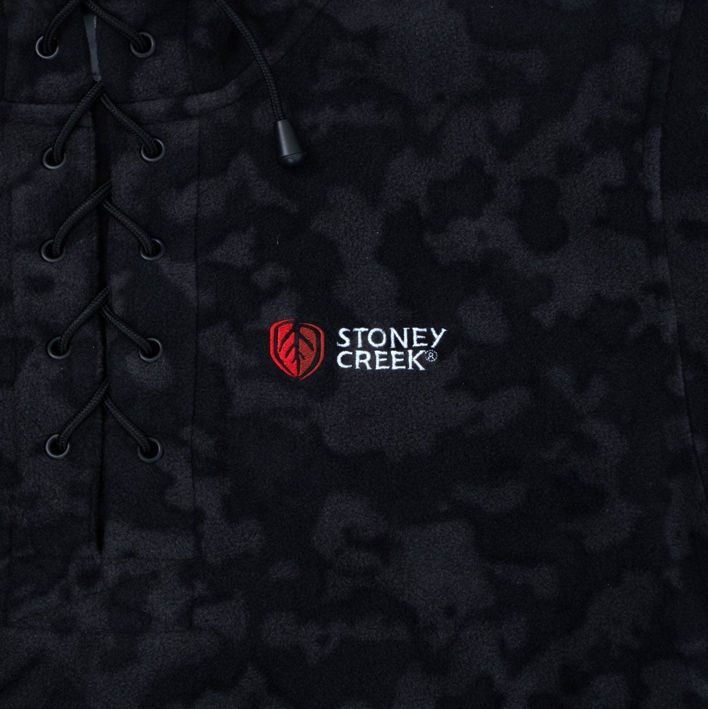 Men's Fleece Lace Up Hoodie