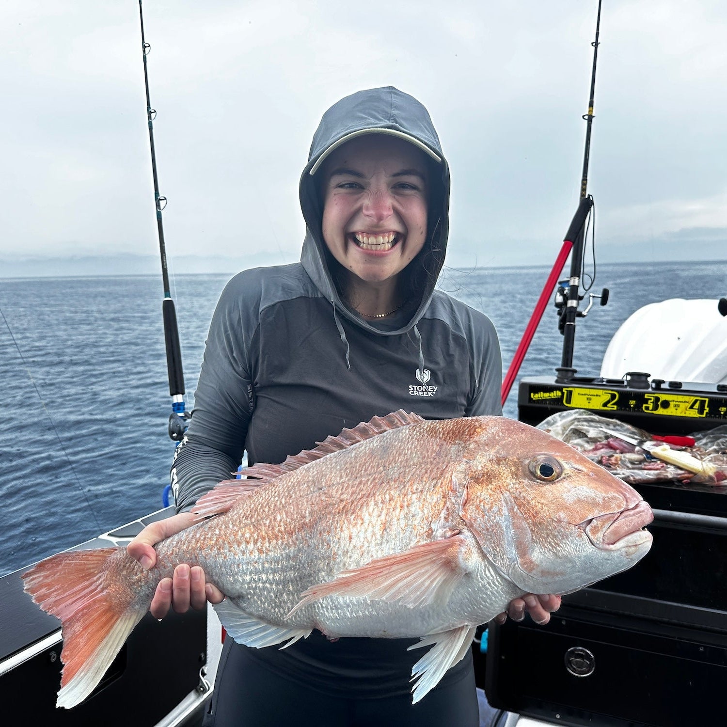 Women's Apex Cooling Hoodie - Snapper