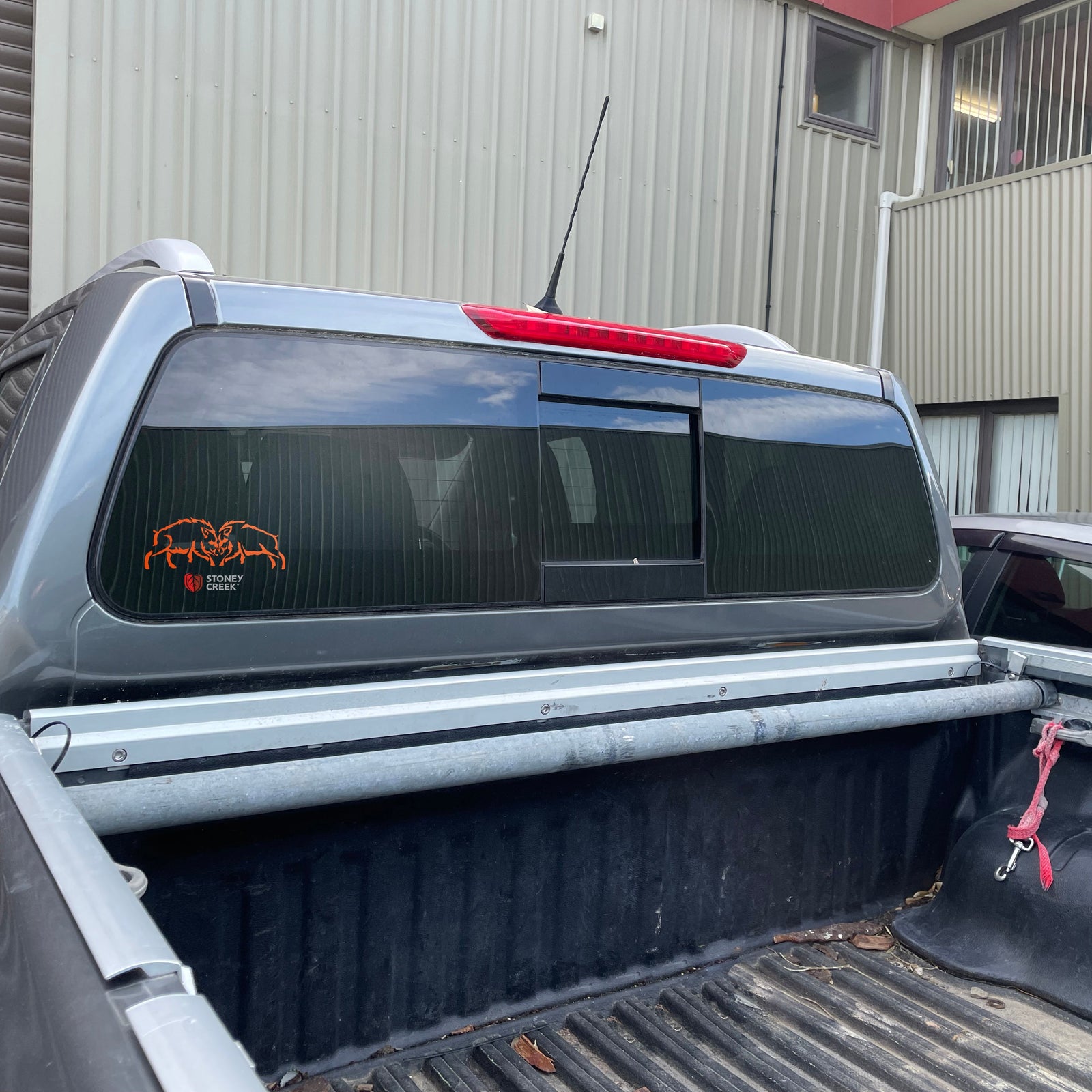 Boars Fighting Vinyl Decal - 150mm