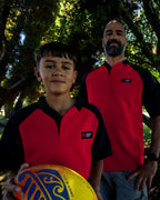 Kid's Regional Bush Tee - Red/Black