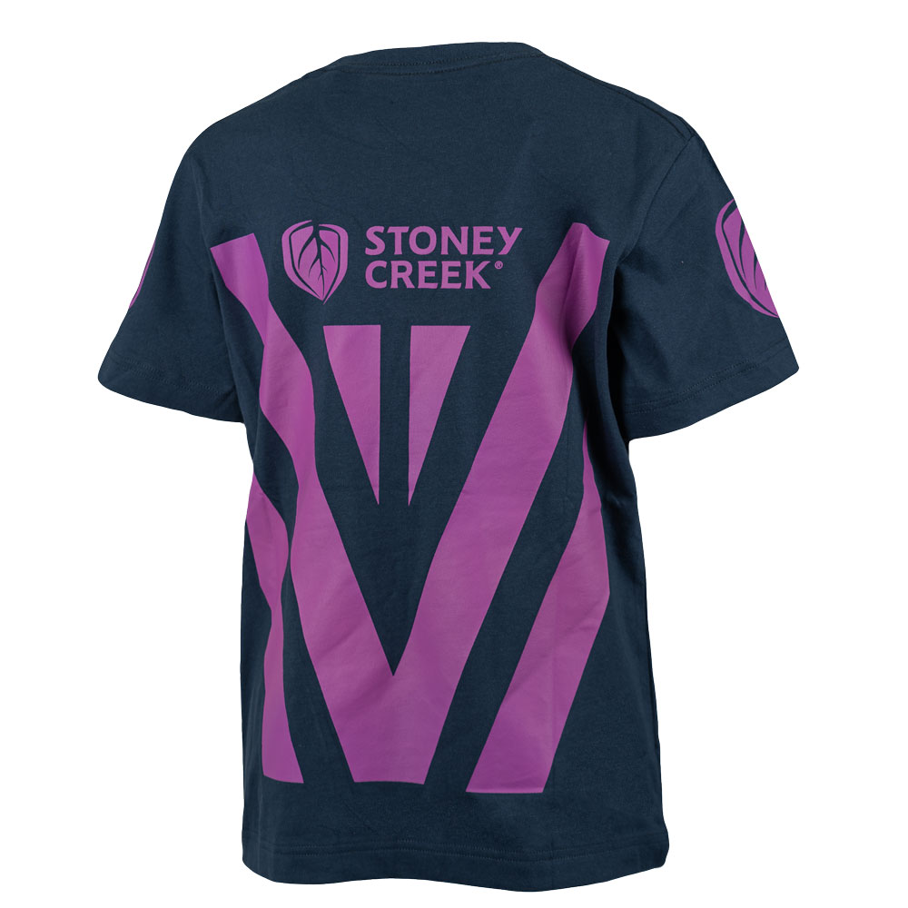 Kid's Loud and Proud Tee - Navy/Purple