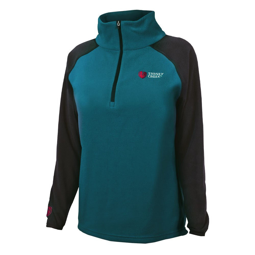 Kid's Microplus Top - Forest Night/Lyons Blue