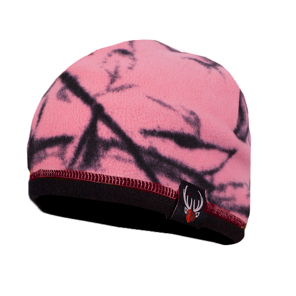 Kid's Skull Cap Beanie - Watermelon/Black