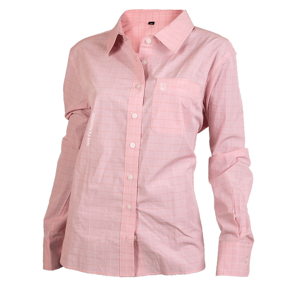 Women's Bonafide Long Sleeve Shirt - Light Pink
