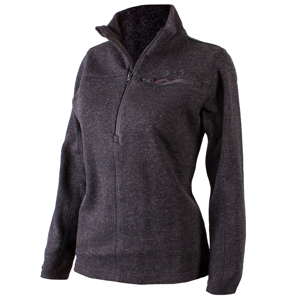 Women's Wool Blend Pullover - Black