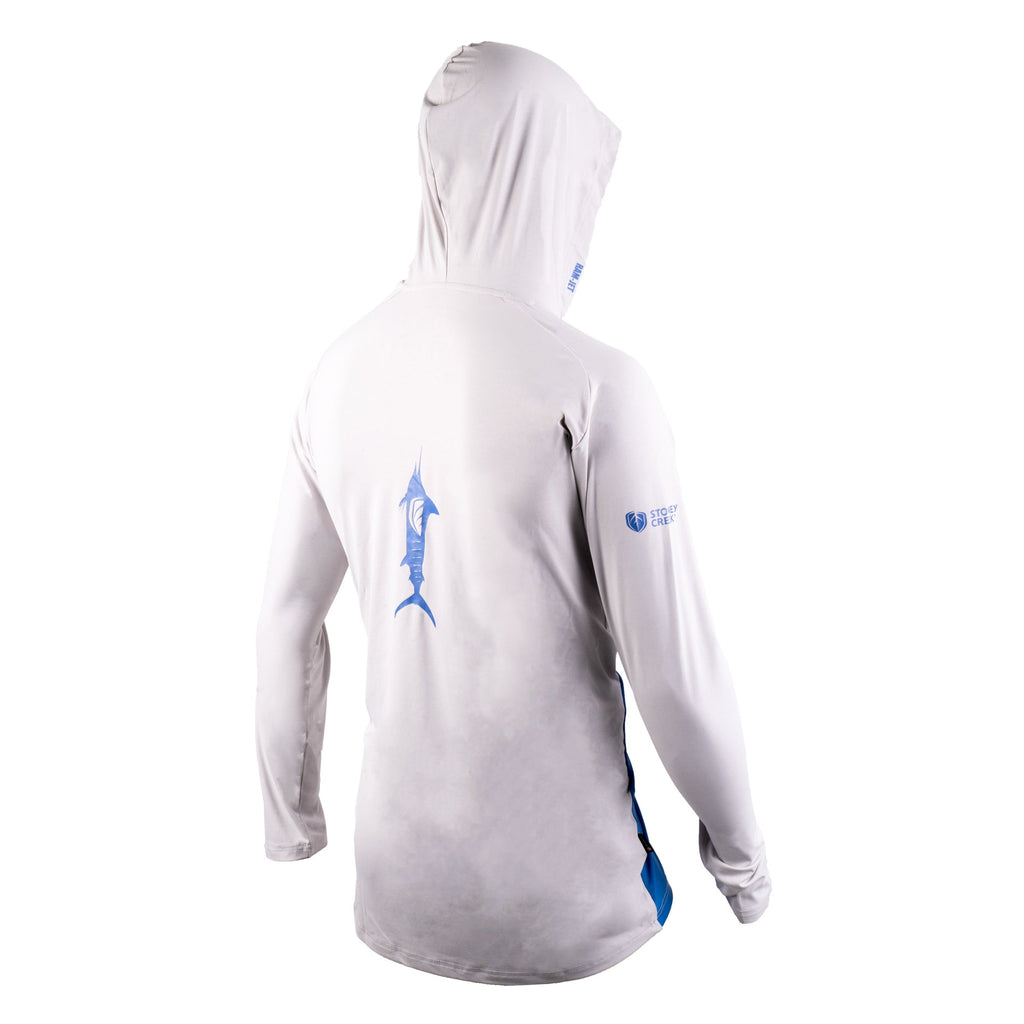 Men's Apex Cooling Hoodie - Striped Marlin
