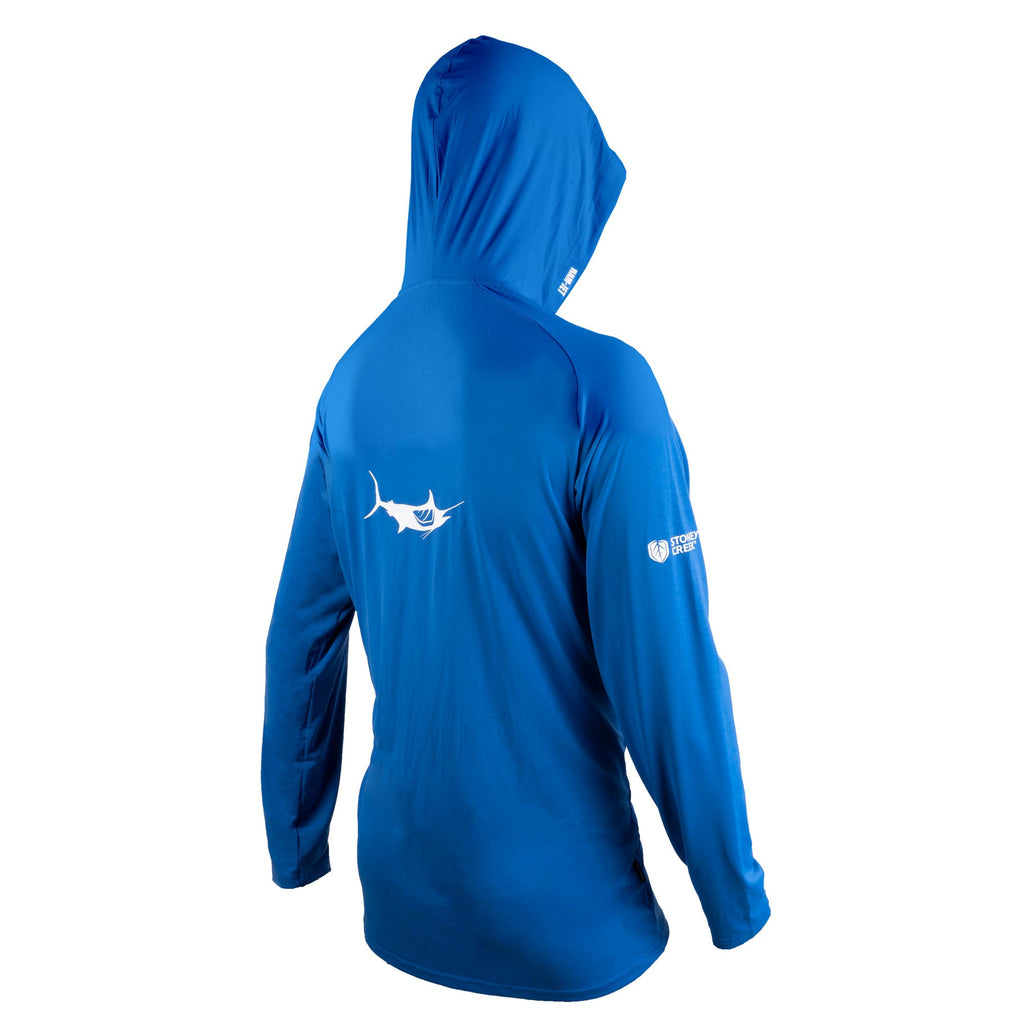 Men's Apex Cooling Hoodie - Blue Marlin