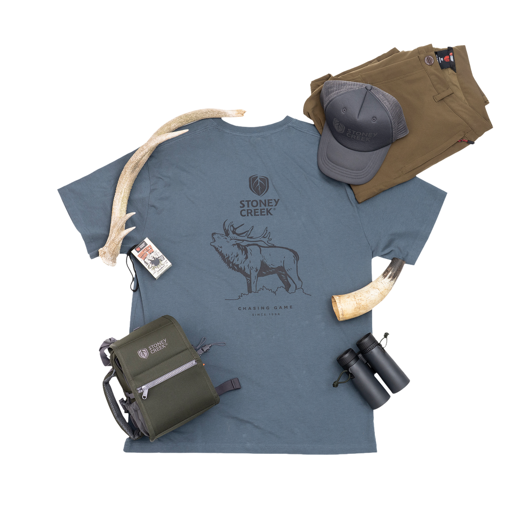 Men's Chasing Game Red Stag Tee
