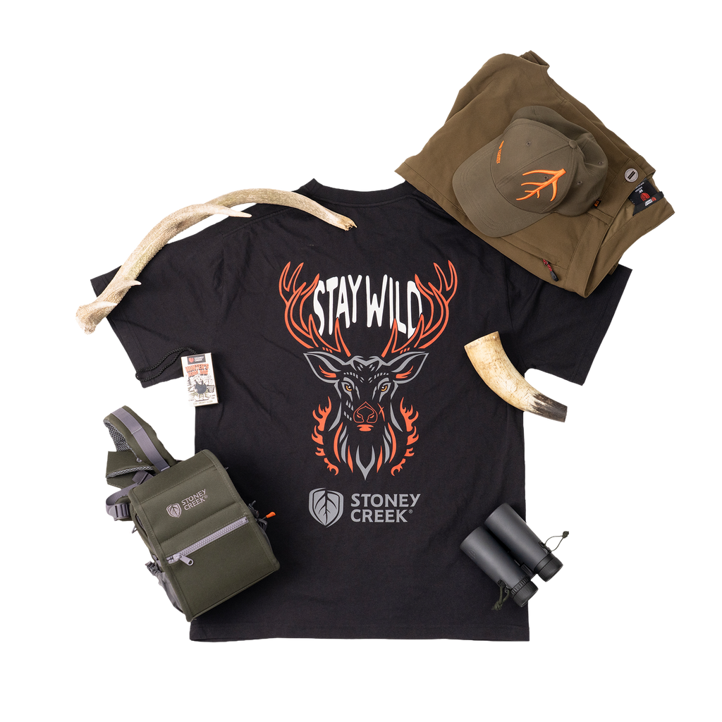 Men's Stay Wild Stag Tee