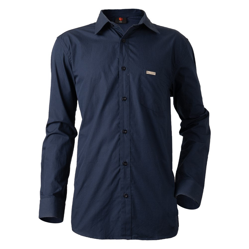 Men's Corporate Shirt Long Sleeve - Navy