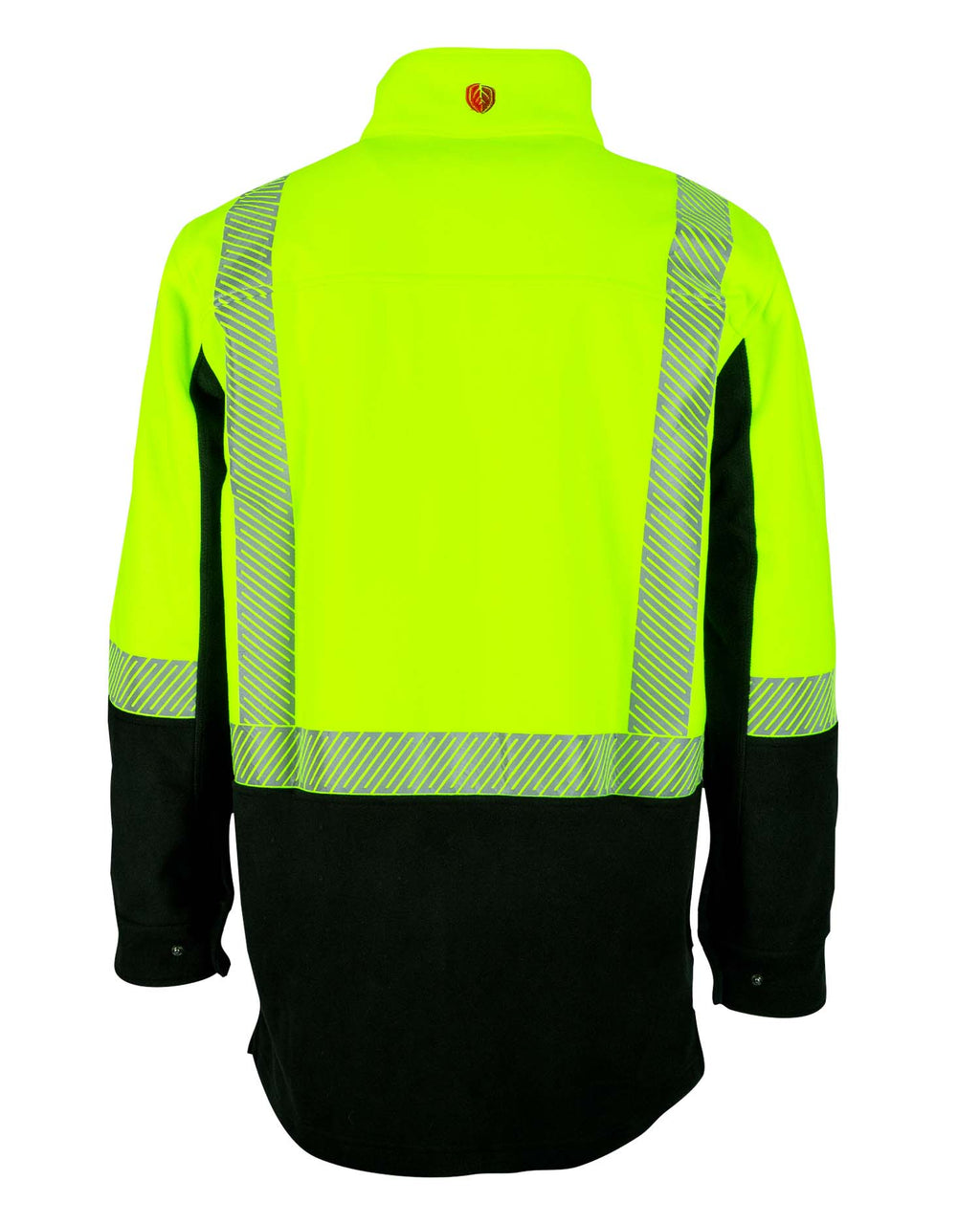 Hi Vis Windproof Twin Zip Top - Yellow/Black