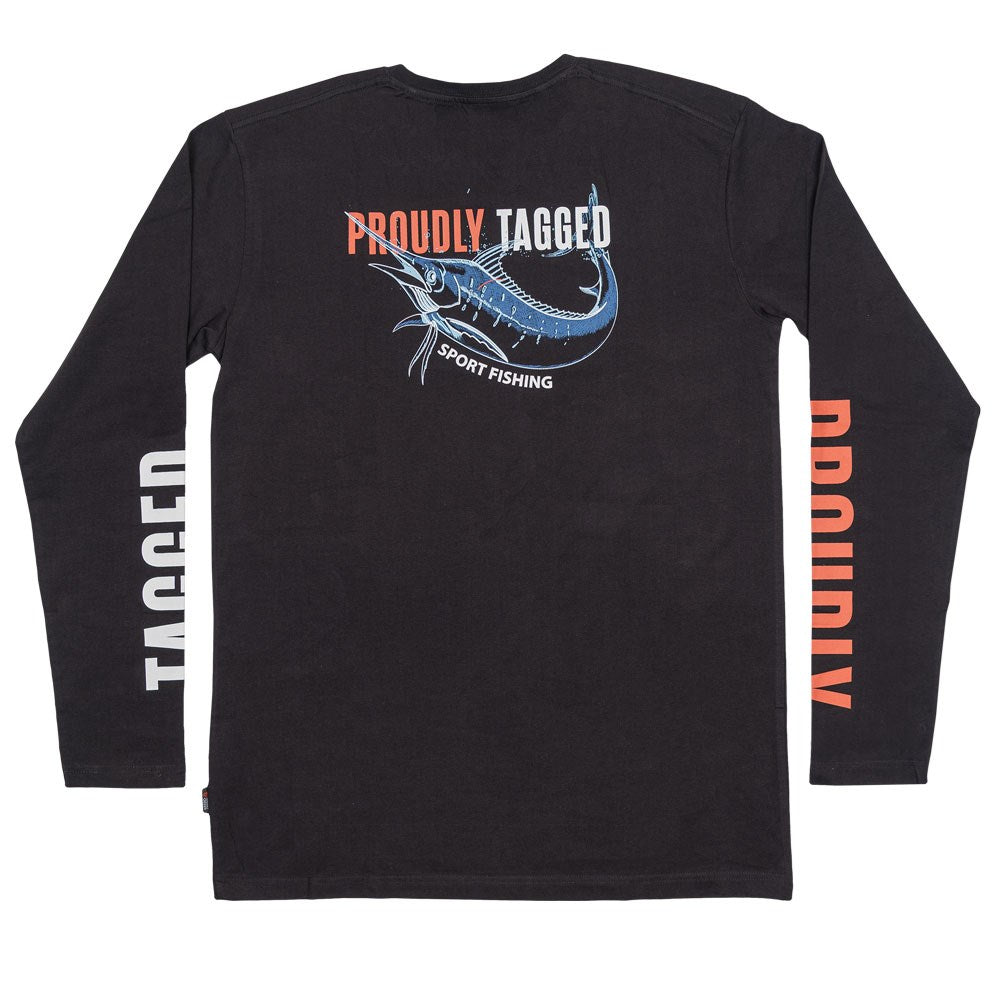 Men's Proudly Tagged Long Sleeve Tee