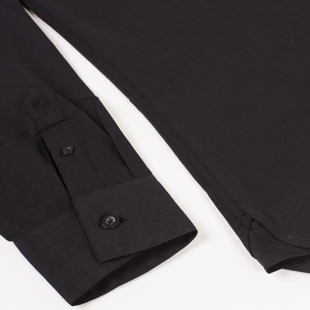 Men's Corporate Shirt Long Sleeve - Black