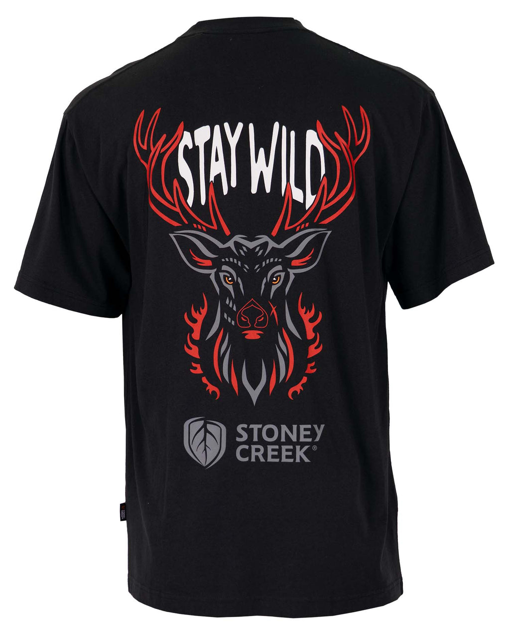 Men's Stay Wild Stag Tee