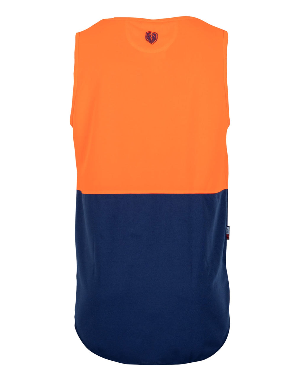 Trade Singlet - Orange/Navy