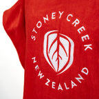 Towel Hoodie - Fiery Red