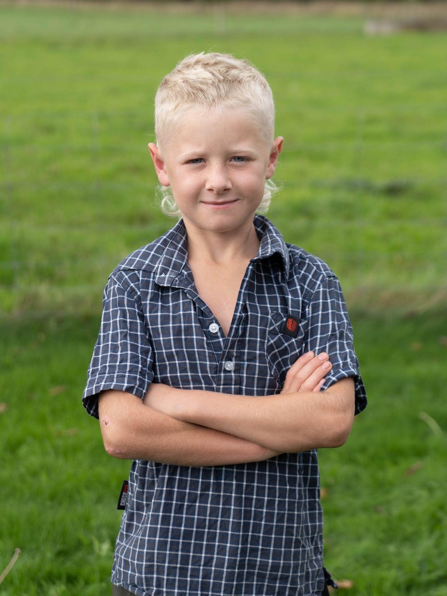 CheckKid Shirt - Original Navy