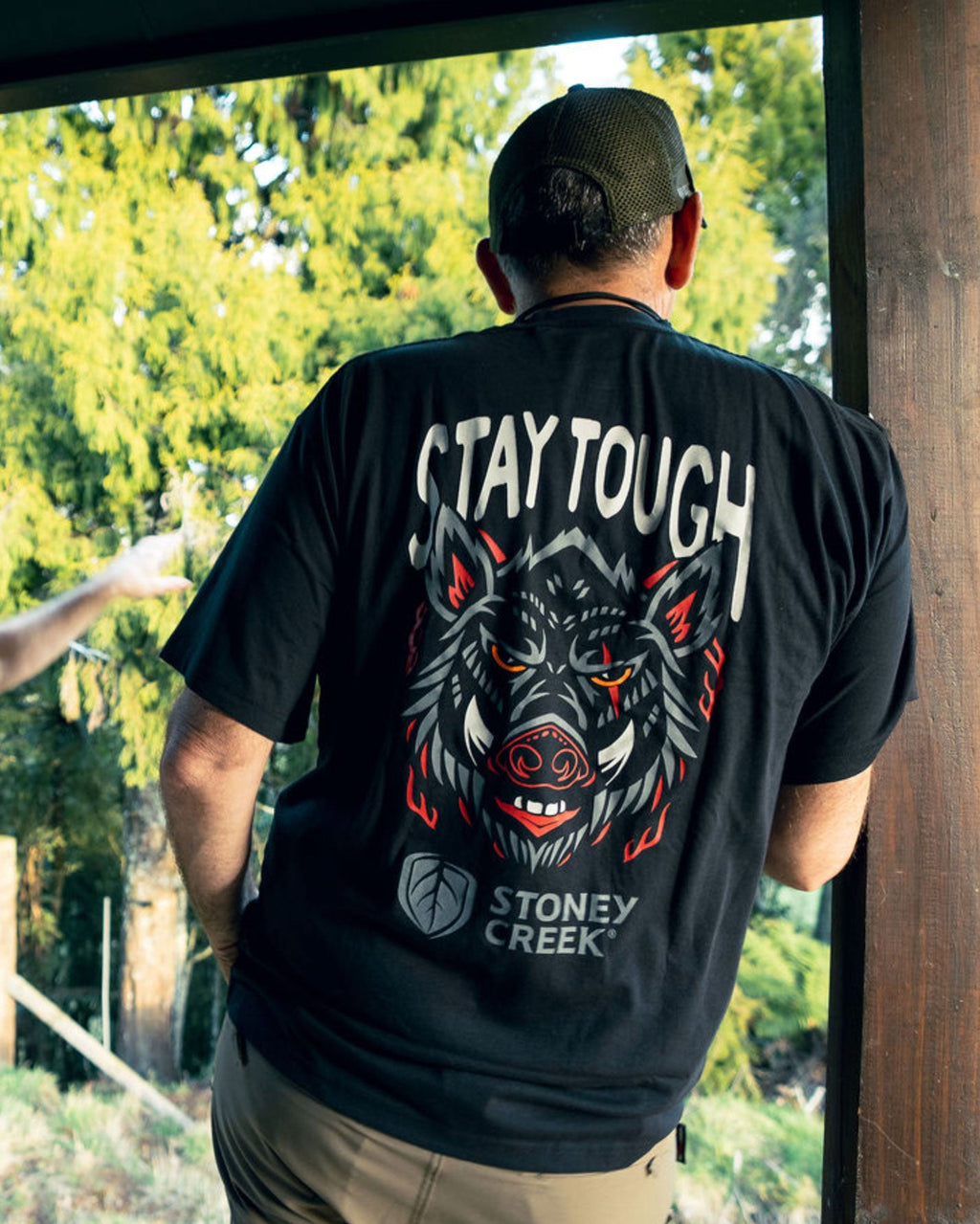 Men's Stay Tough Wild Boar Tee