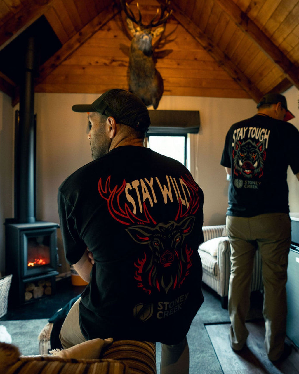 Men's Stay Wild Stag Tee
