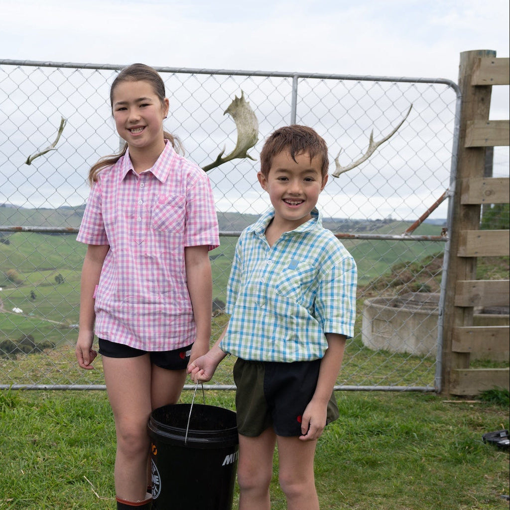 CheckKid Shirt - Sugar Sea