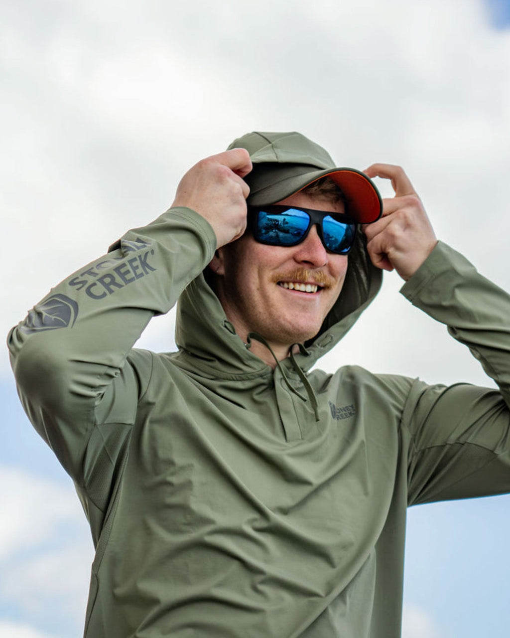 Men's Sunshield Hoodie - Lichen Green