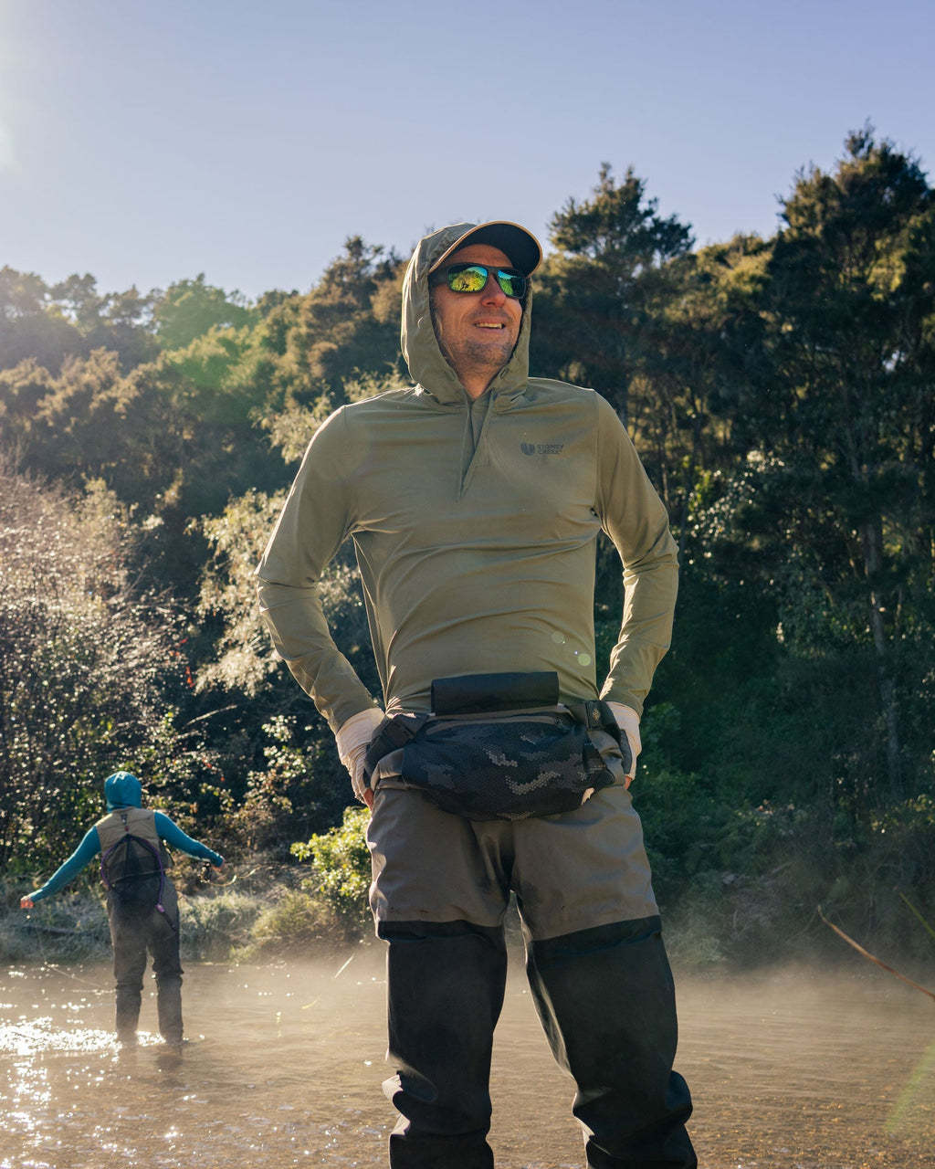 Men's Sunshield Hoodie - Lichen Green