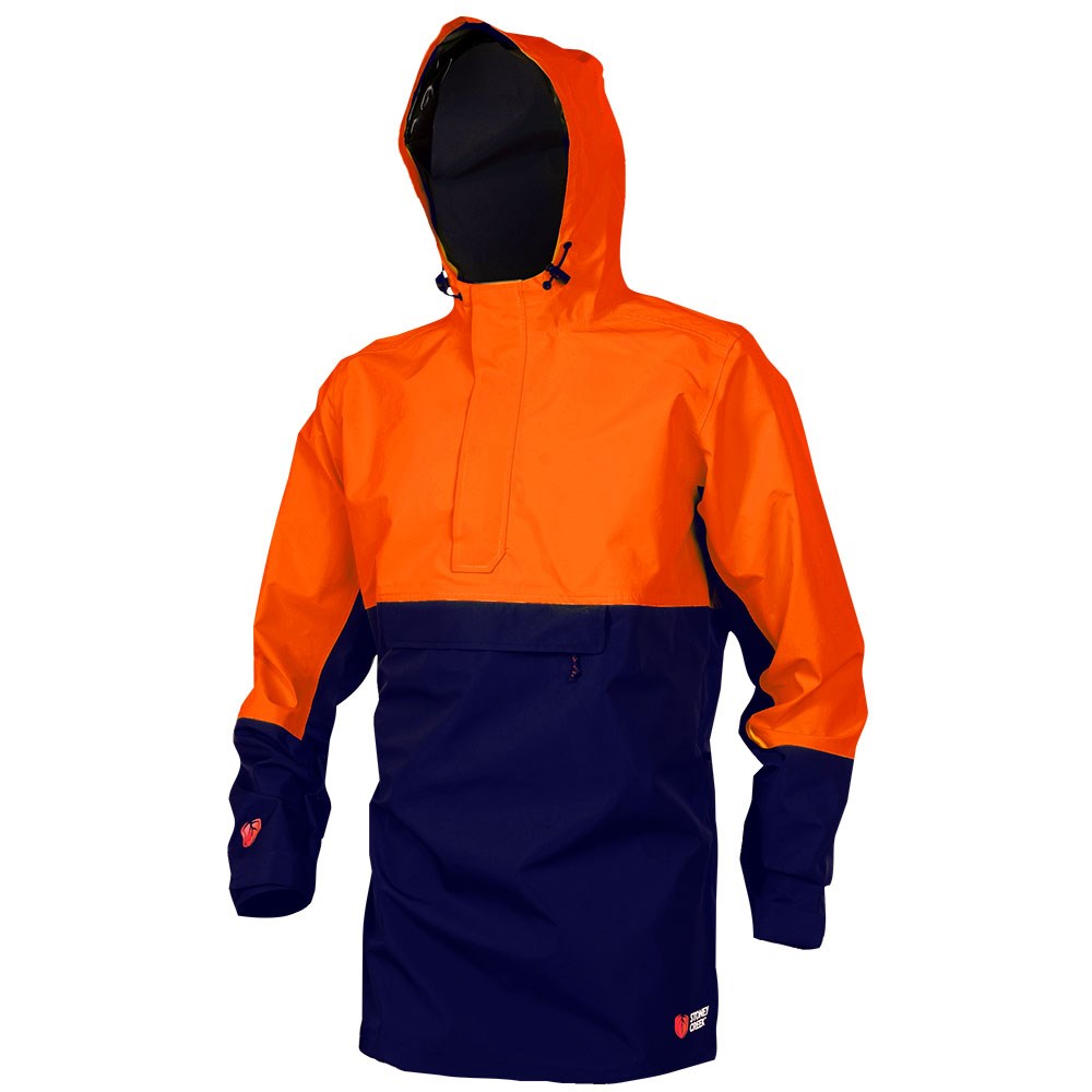 UltraLite Pullover - Orange/Navy