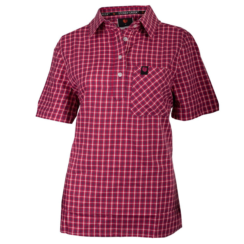 CheckChick Shirt - Original Fuchsia