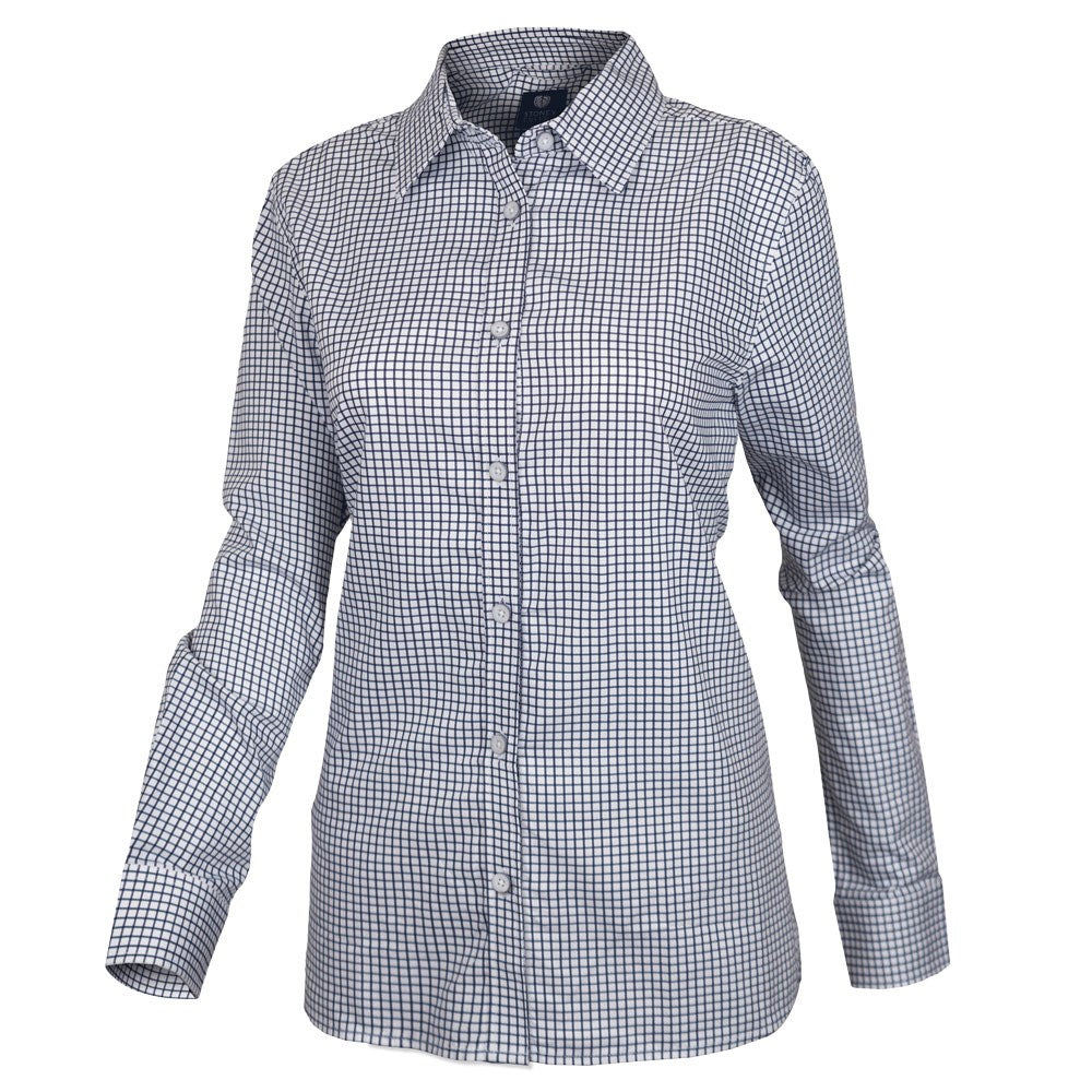 Women's Done Deal Shirt - Navy Check