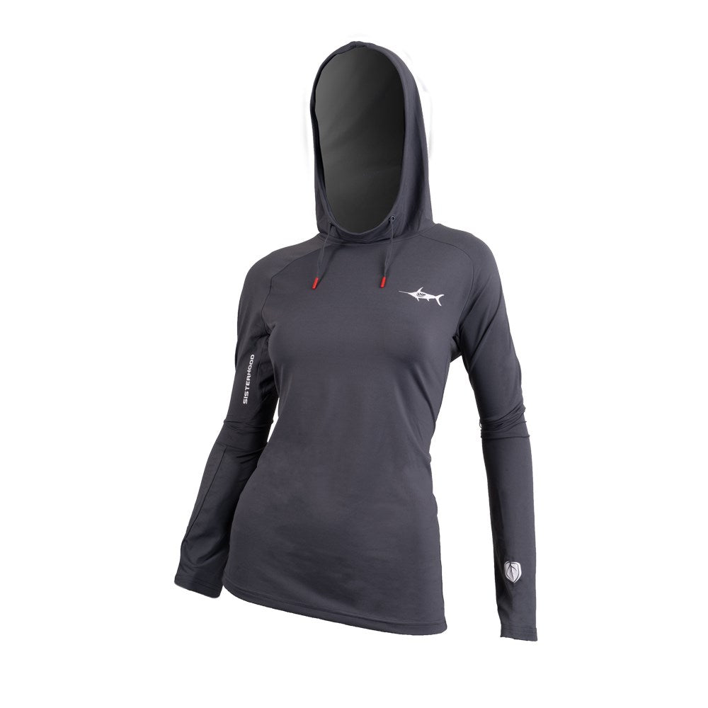 Women's Apex Cooling Hoodie - Sword Fish