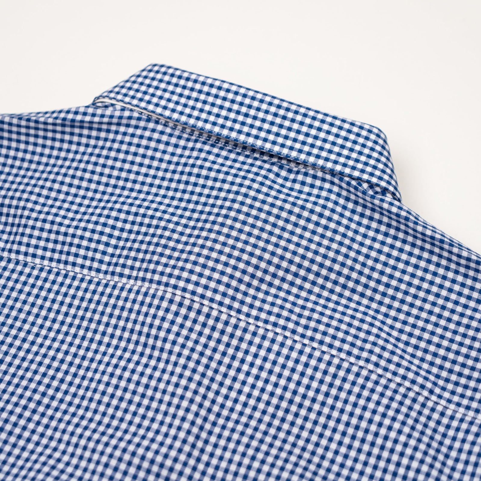 Women's Corporate Shirt Long Sleeve - Blue Gingham