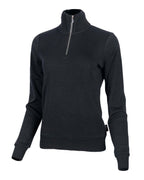Women's Merino 1/4 Zip - Black