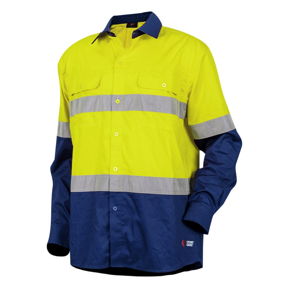 Work Shirt - Yellow/Navy